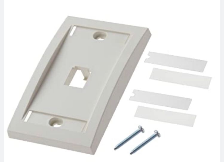 Face plate de 1 puntos (simple) -Panduit-