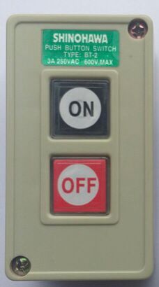 Botonera de control 2 pulsadores on-off 3A -camsco-