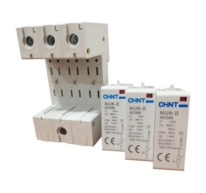 Supresor de transientes para riel din trifasico 3 polos 220v -Camsco-