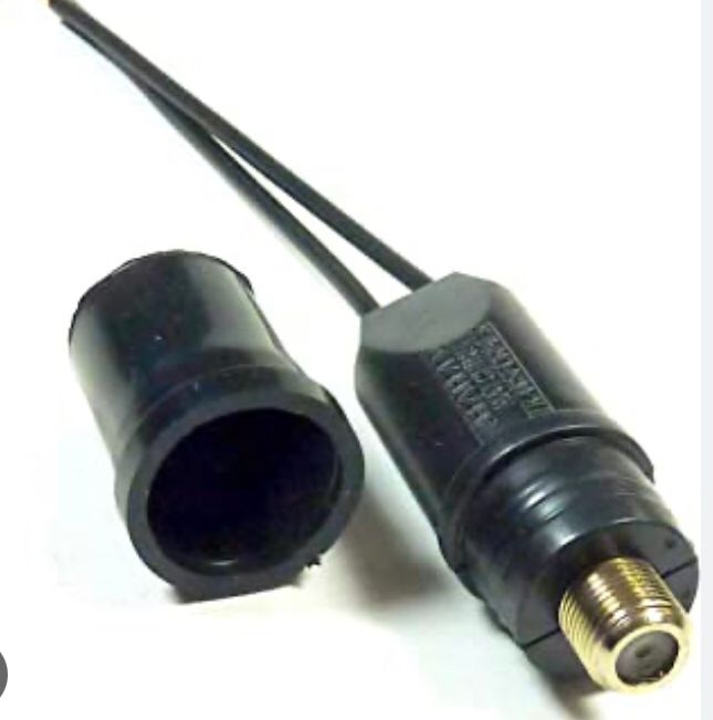 Conector tiburon de antena de TV coaxial convirtiendo de TV a modelo UHF,VHF,FM