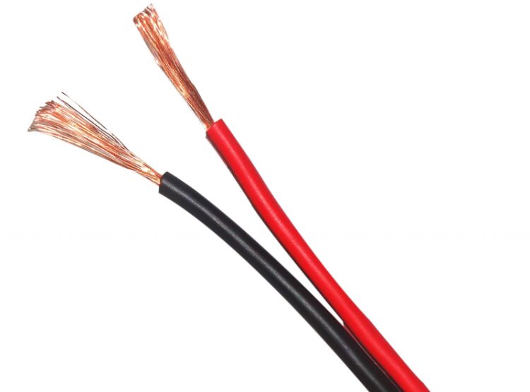 Cable parlante flexible (# 2x22 AWG) ROJO/NEGRO