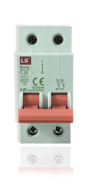 Breaker para riel 2 polos (2X32) 32A -LS-