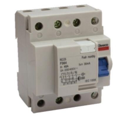 Breaker diferencial 3 polos + T (3X32) 32A -Camsco-