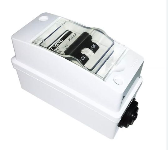 Breaker con caja para ducha 110V 40A