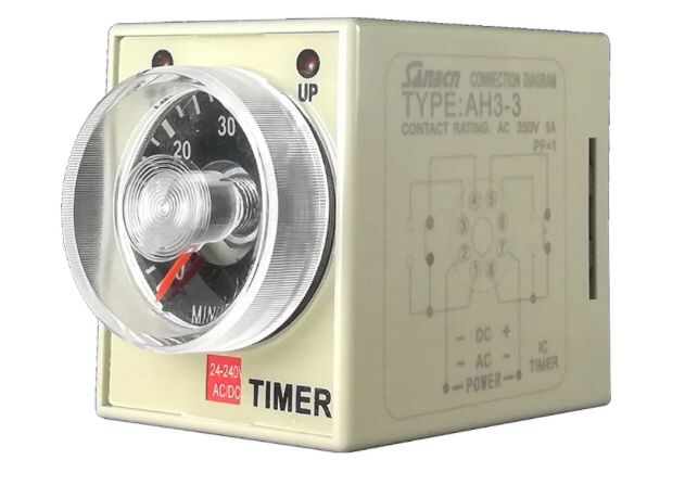 Timer multivoltaje on delay 24-240V 1Seg - 10min - Camsco-