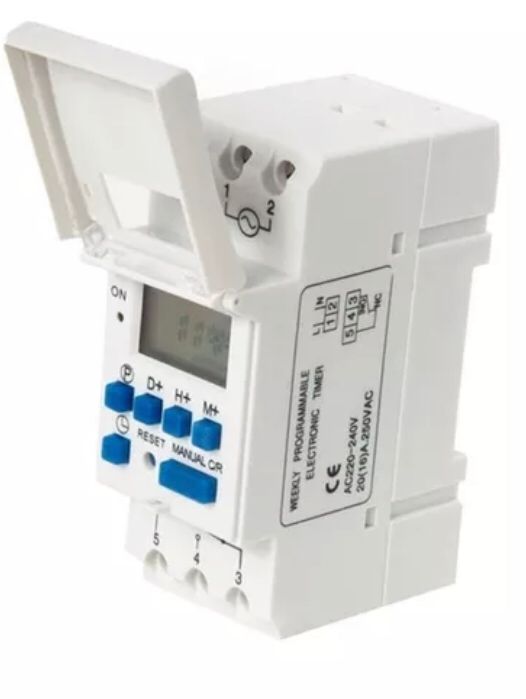 Timer electrónico semanal digital programable |PET-10|  110v/220v |B16-HV| -XL