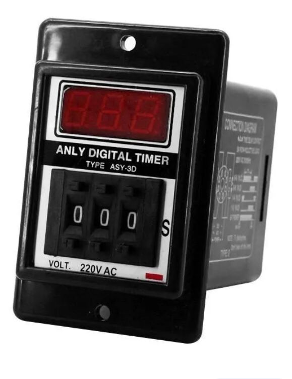 Timer especifico digital │ASY-3D│110V minutos  -CNC-