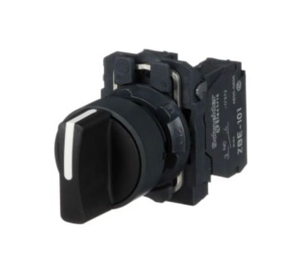 Selector plastico de 3 posiciones ON-OFF-ON (22mm) -Camsco-