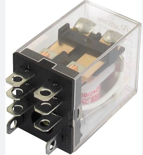 Relay de 8 pines planos 12V AC -Camsco-