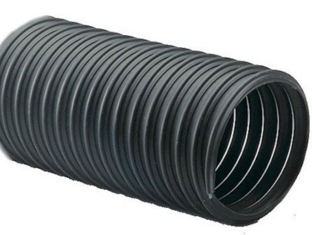 Manguera anillada plastica (3/8"X100m) NEGRA