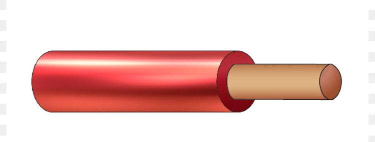 Cable solido (# 14 AWG) ROJO --