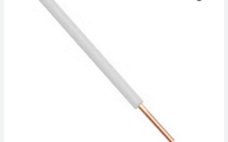 Cable solido (# 14 AWG) BLANCO --