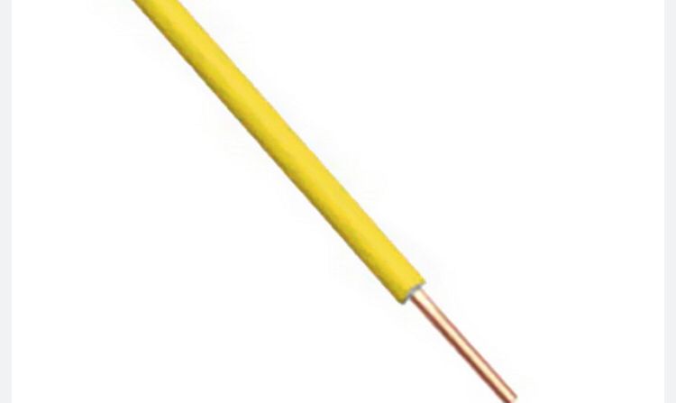 Cable solido (# 14 AWG) AMARILLO --