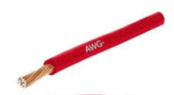 Cable flexible THHN/THWN (# 18 AWG) ROJO --