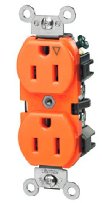 Tomacorriente orange doble 120V 15A |IG5262RN| -COOPER-