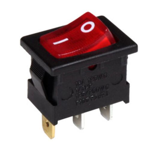 Interruptor basculante  para equipos industriales Y domésticos  con luz roja 3 pines 110V/250V 16A |KCD3|