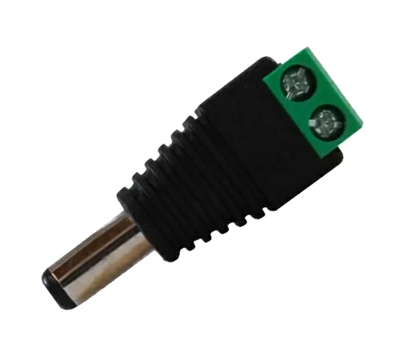 Plug macho para camaras 12V