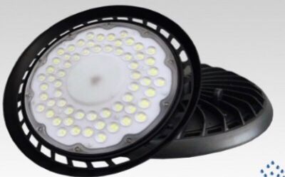 Luminaria ufo LED carcasa NEGRA 110/220 de 50W  6500K 