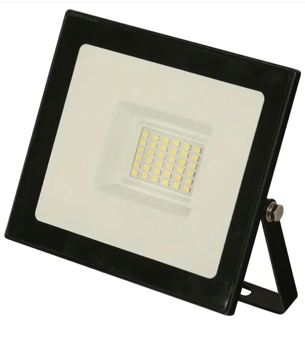 Reflector LED carcasa NEGRA 110/220V 10W 6500K 