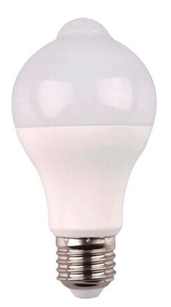 Foco LED con sensor  E27 bola 110/220V 10W 6500K -SYLVANIA-