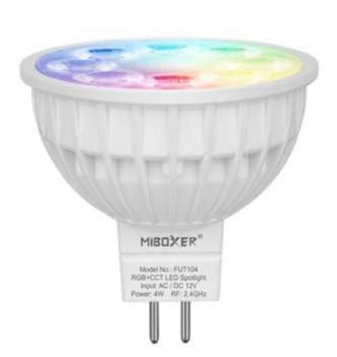 Dicroico LED  PIN MR16  110/220 6w RGB 