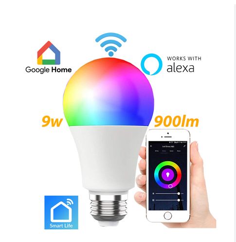 Foco parlante inteligente wiffi/Bluetooth  E27 50w multicolor