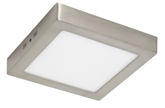 Panel LED sobrepuesto cuadrado  filo satin 110/220V 6W 6500K