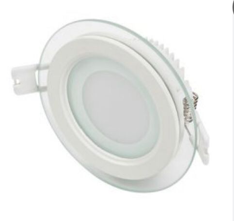 Panel LED empotrable f/cristal redondo 110/220V 6w 6500k/4000k/3000k |L48194|