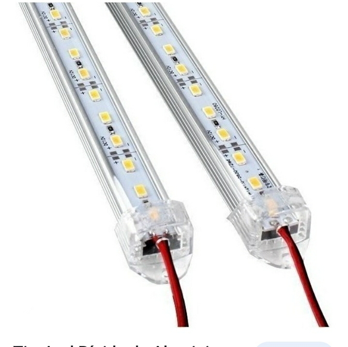 Tira LED rigida con proteccion (1m) 110v 3000k