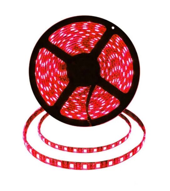 Cinta LED flexible (5m) 12V Rojo