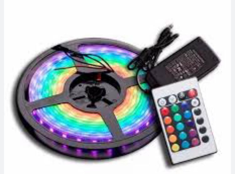 Cinta LED flexible RGB (5m) C/control 12V -VTR-