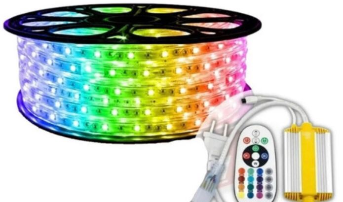 Manguera LED flexible pastilla (1m) 110V RGB