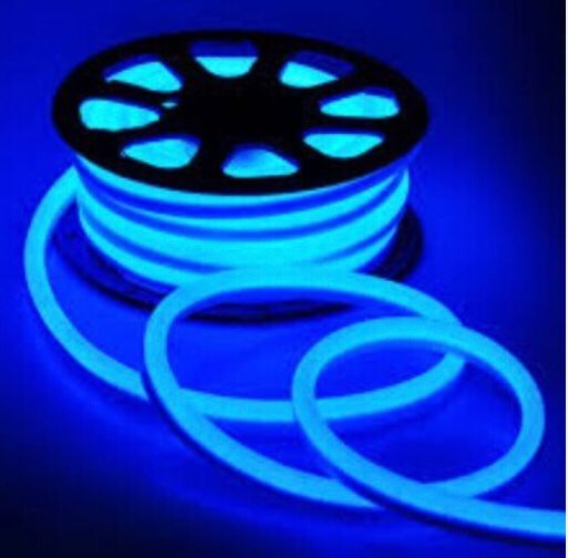 Manguera LED neon flexible 2 caras (1m) 100V Azul