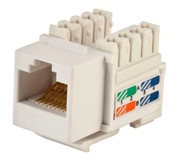 [JACK-0004] Jack de datos mini com RJ45 CAT5E BLANCO -Panduit-