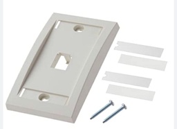 [JACK-0017] Face plate de 1 puntos (simple) -Panduit-