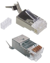 [PLUG-0004] Plug o conector de datos RJ45 blindado CAT6