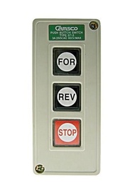 [BOTON-0003] Botonera de control 3 pulsadores for-rev-stop 3A -camsco-