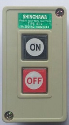 [BOTON-0004] Botonera de control 2 pulsadores on-off 3A -camsco-