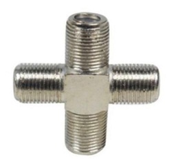 [ACCTV-0006] Union coaxial tipo Cruz