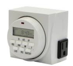 [TIMER-0004] Timer digital de dos tomas de salida 8 programaciones 110v 4.5w 