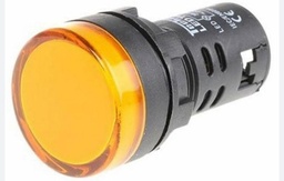 [LUCIN-0004] Luz piloto led (22mm) AMARILLO  110/220v -Camsco-