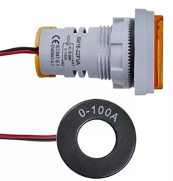 [LUCIN-0008] Luz piloto led amperimetro (22mm) amarillo -CNC-