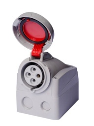 [CLAVI-0009] Toma sobrepuesto tipo clavija 32A 3P+T |555258| -Legrand-