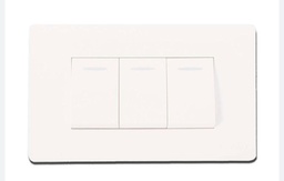 [CONMU-0005] Conmutador triple aqua BLANCO -MAVIJU-