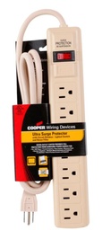 [REGLE-0003] Regleta o cortapicos con interruptor y breaker 7 servicios  |1176V| -cooper-