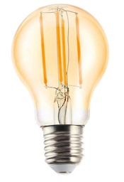 [FOCHOG-0022] Foco de filamente safiro A60 LED E27 bola 110V 6W 3000K