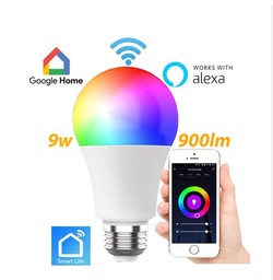 [FOCHOG-0038] Foco parlante inteligente wiffi/Bluetooth  E27 50w multicolor