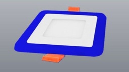 [PALED-0088] Panel LED empotrable bicolor cuadrado 110/220V  18+6W  L/B + L/A